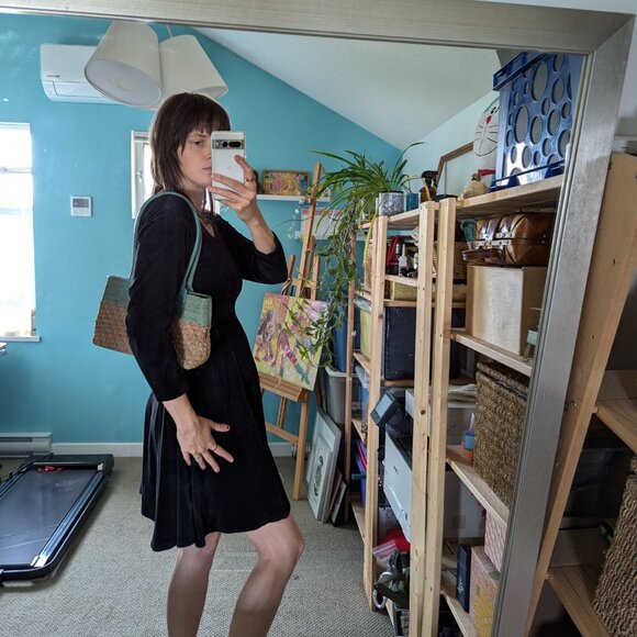 Stunning Spring multi-colours shoulder leather bag - Picture 12 of 12